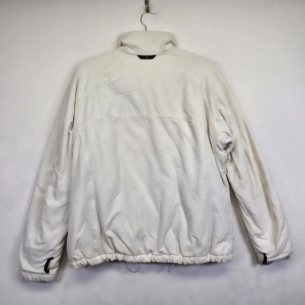 Columbia Jacket Womens XL‎ White Interchange Insulated Classic Outdoor Gorpcore